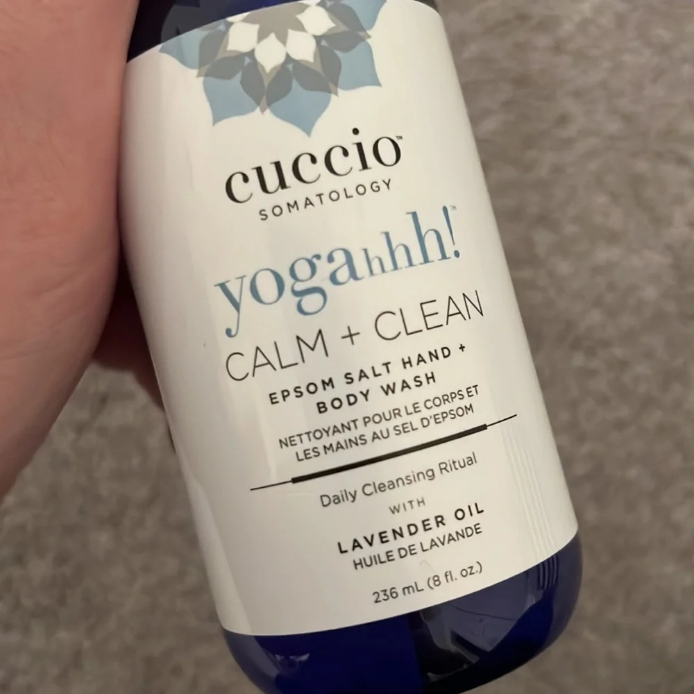 NEW- Cuccio Somatology Yogahhh! Calm + Clean Epsom Salt Hand & Body Wash